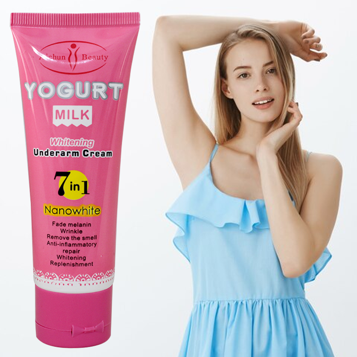 Crema Aclaradora Blanqueadora De Piel Axilas Rodillas Intima 